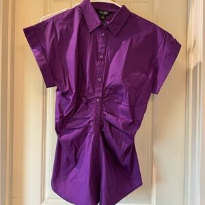 Lauren by Ralph Lauren purple blouse Brand new with tags Size 10